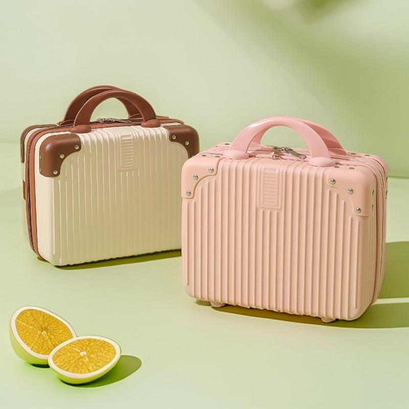 Personalisierter 14-Zoll Mini-Make-up-Koffer mit Zahlenschloss für Reisen