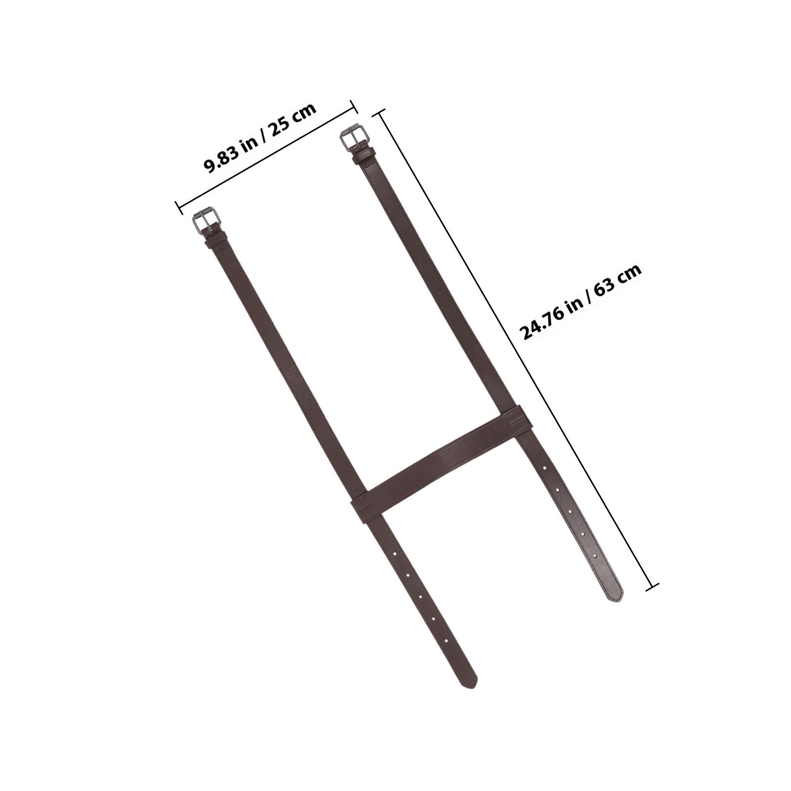 Outdoor Picnic Blanket Carry Strap PU Lightweight Multipurpose for Camping Travel Rug Motorcycle Bedroll