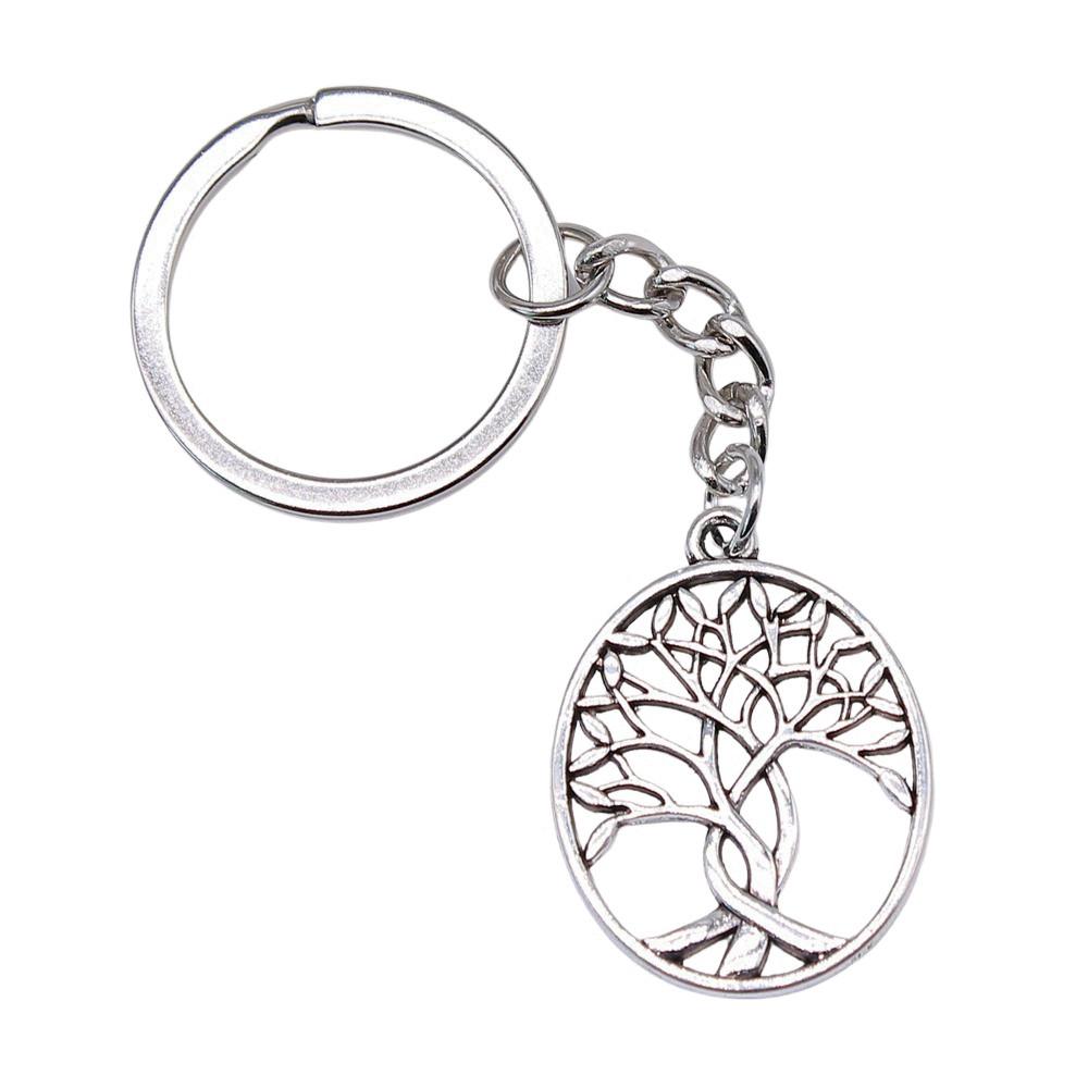 Kabbalah Lucky Charm Tree Of Life Keychain Love Key Ring 28mm