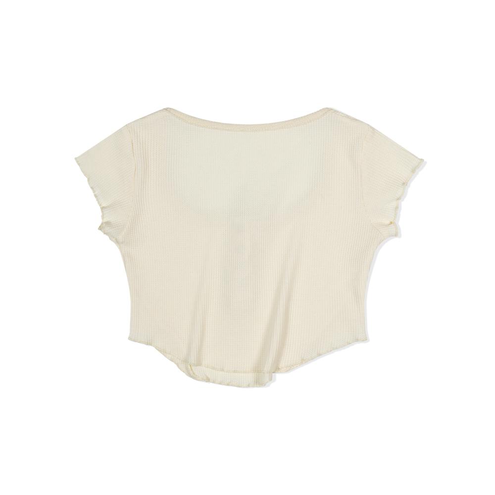 MOAA Curve Snap Henley Tee (Ivory)
