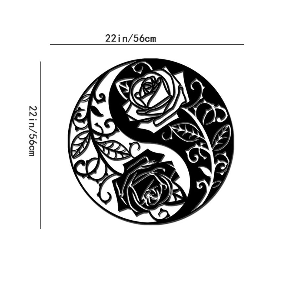 

Элегантная настенная роза из черного металла – современная цветочная скульптура, изделия из железа для стильного украшения стен и современного домашнего декора чёрный