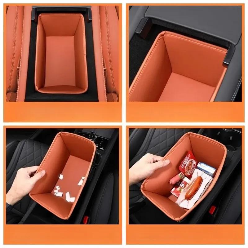 Armrest Box Storage Box Leather Pad for 2024/2025 BYD Sealion 07 EV - Left & Right Rudder Car Mat, Interior Accessory
