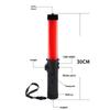 30CM LED Traffic Baton with Rechargeable Multifunctionality: Warning Light, Window Breaker, and Beeping Speaker