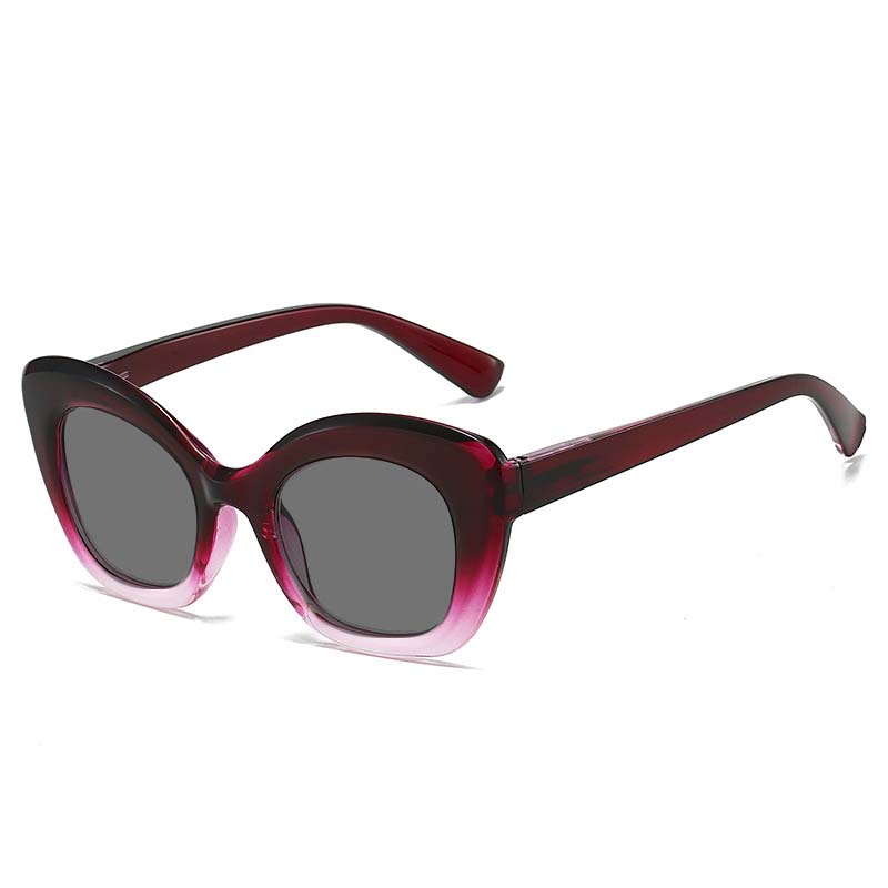 

High-end Retro Myopia Sunglasses Fashion Personality Thick Frame UV Resistant Unisex Glasses 0 To -4 0 0