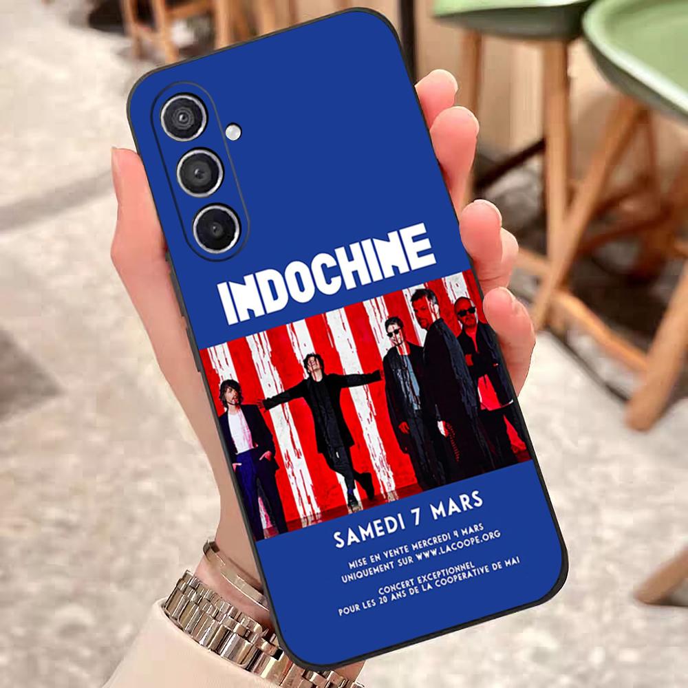 Band Indochine Phone Case For Samsung S25 Edge 24 23 22 21 20 Ultra Plus Fe Galaxy A54 53 34 25 16 Silicon Cover