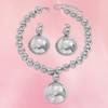 New Accessories Exaggerated Geometric Cyberwind Beads Necklace Jewelry Simple Beaded Neck Chain Choker Female