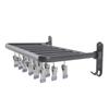 Sock Rack 90 Degree Foldable Clothes Drying Hanger Waterproof Aluminum Underwear Hanger Space