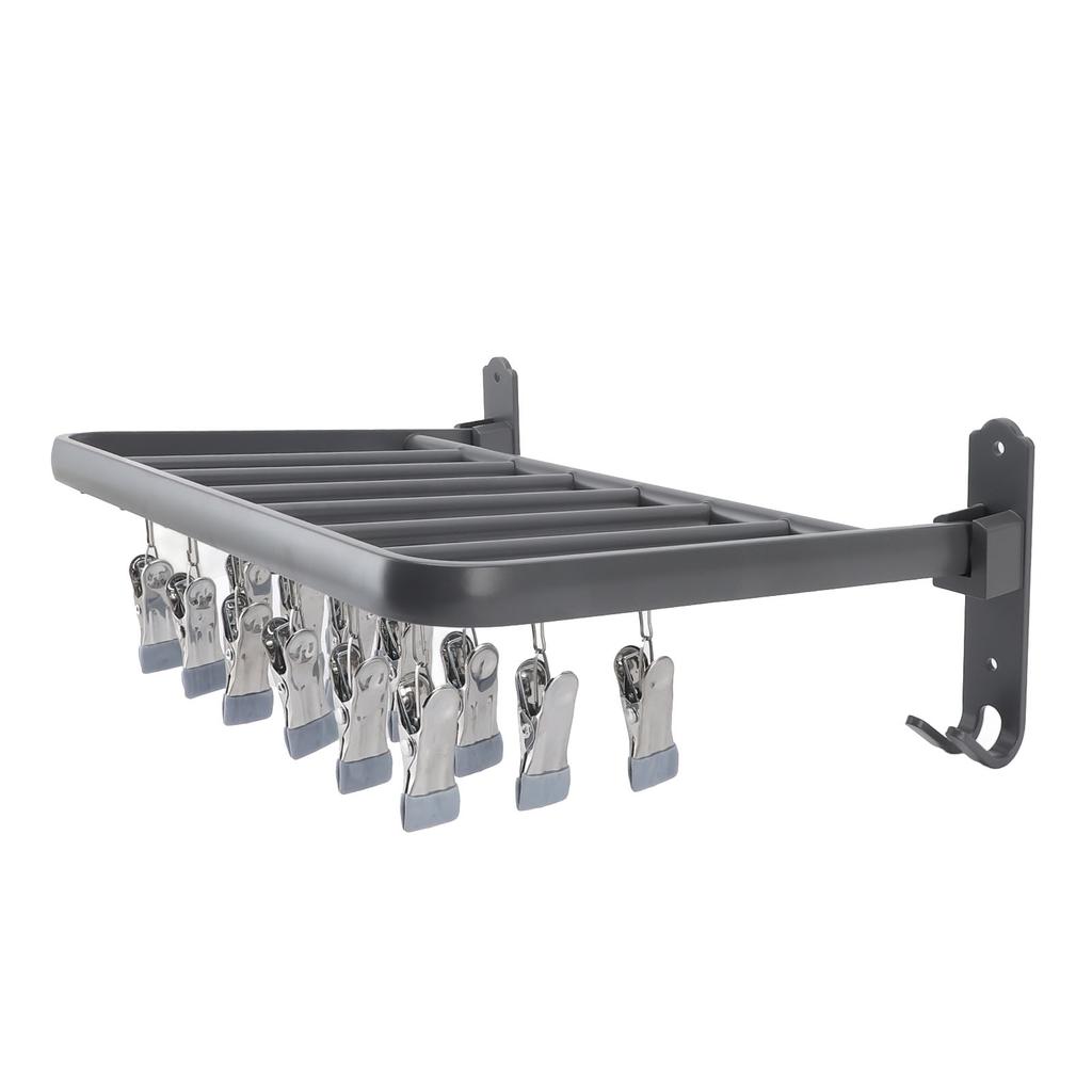 Sock Rack 90 Degree Foldable Clothes Drying Hanger Waterproof Aluminum Underwear Hanger Space