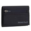 [Montbell] Sammenleggbar lommebok for menn og kvinner, Kompakt nylon tur-lommebok 1133248 (Svart (BK)/Svart)