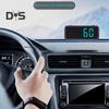 Mini LED Digital Speedometer GPS Car HUD Head Up Display MPH/KMH Universal for All Vehicles GPS Module for Acceleration Braking Testing