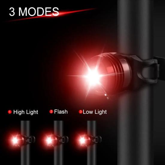 Světlo na kolo Teleskopický zoom USB dobíjecí Režimy Nastavitelný Lehký Vodotěsný MTB Silniční Horské kolo Noční jízda LED Přední světlo