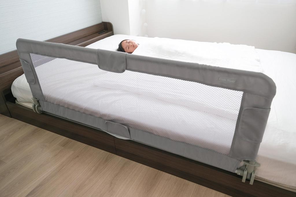 Little Princess LittleWorld Extendable Bed Rail Grey No Assembly Ready To Use Required,