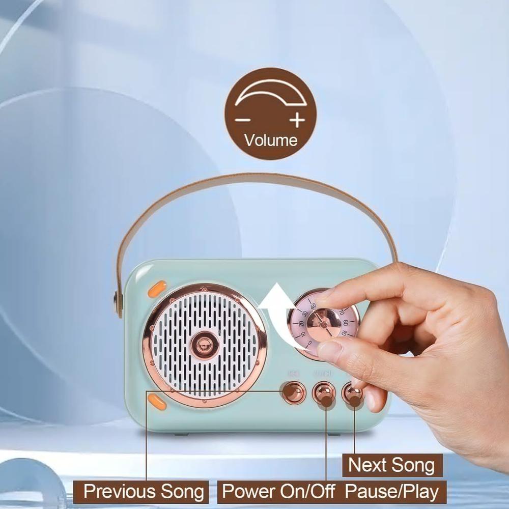 Card Subwoofer Bluetooth Speaker Mini Karaoke Machine Karaoke Bluetooth Speaker Children's Gift