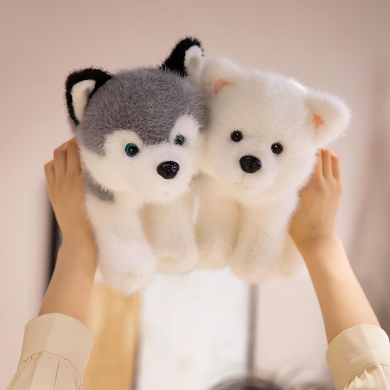 Cute Plush Dog Toy: Husky, Golden Retriever, Labrador, Shepherd for Kids' Comfort