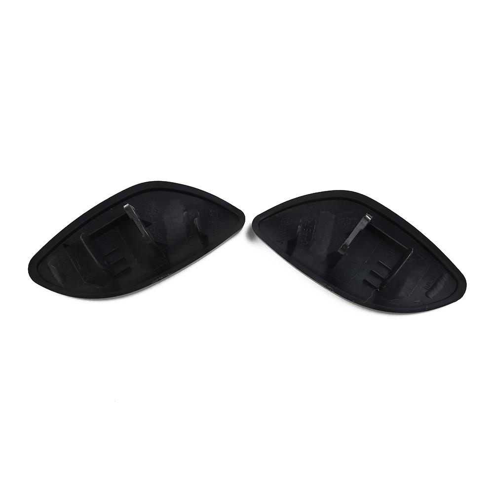 2pcs Headlight Washer Covers Car Auto Set Kit Front Bumper Accessories