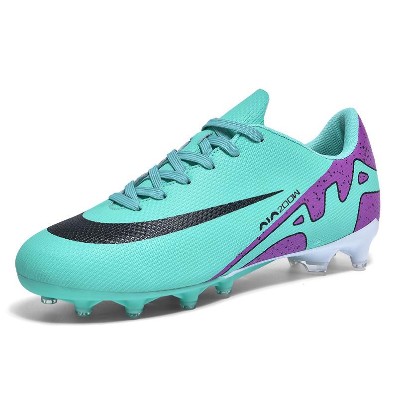 Low-top football shoes men's and women's long broken nails teen adult older children's students lawn football training shoes