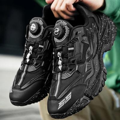 Men Buckle Running Shoes Women Chunky Trendy Sneakers Unisex Thick Bottom Jogging Footwear Lace Up Outdoor Shoes