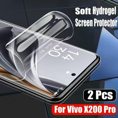 2 Pcs Vivo X200 Pro HD Soft Hydrogel Screen Protector For Vivo V60 V27 V50 V40 V30 Pro V30e V29 5G Hydrogel Protection Film