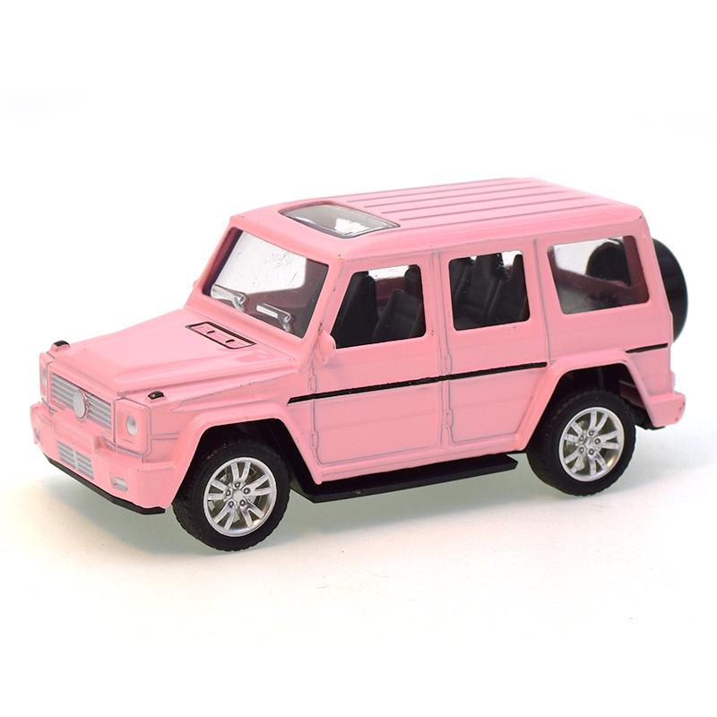 

Внедорожная модель автомобиля из сплава G500, топпер для торта, игрушка розовый
