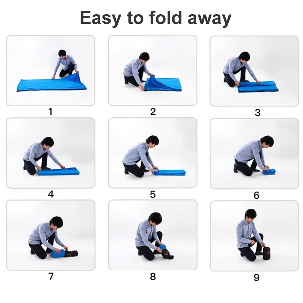 Fleece Sleeping Bag Outdoor Sleeping Inner Liner Equipped Ultra Lightweight Camping Hiking Climbing Essential Warm Dirt Proof