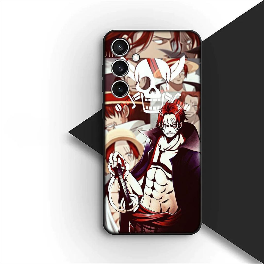 Protective Cover for Xiaomi Redmi Note 13 14 Pro Plus ProPlus 14C 13C Pro+ 5G Casing Phone Case Red Hair One Luffy Pieces Shanks