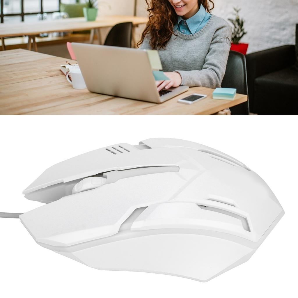 Wired Mouse USB Port Gaming   Business Luminous Optical Computer Accessories