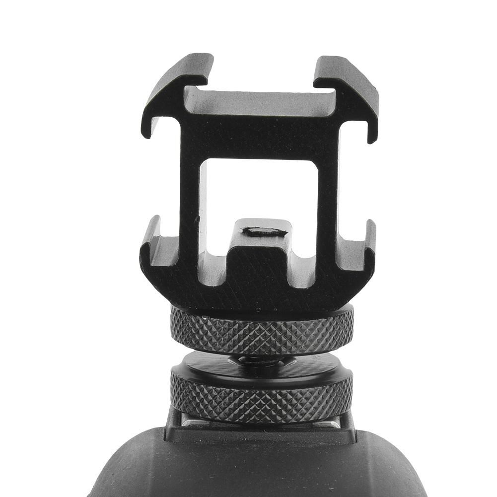 Triple Hot Shoe Base Mount Adapter Extend Holder for Microphone Monitor LED Video Light