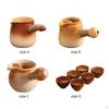 Ceramic Teapot Tea Infuser Chinese Traditional with Side Handle for Boiling Water