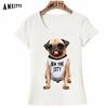 Summer Cute Women Short Sleeve Pug Mom Flower Crown Print T Shirt Girl Casual Tops