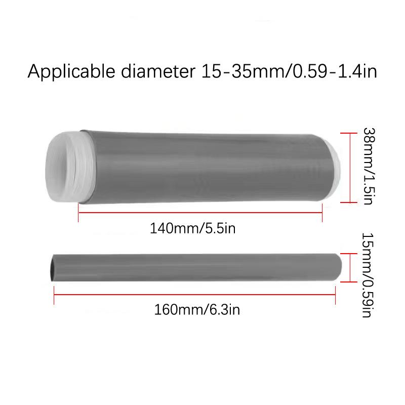 Ochrona przed poparzeniem Uchwyt do garnka Odporna na ciepło Pokrowiec Nowy Ochraniacz na patelnię Uchwyt do gorącego uchwytu Rękaw Gumowy rękaw na uchwyt do garnka