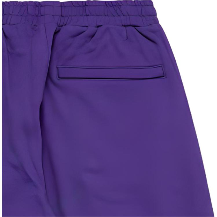 Palace Elastic Waist Mid Rise Casual Shorts Men Shorts Purple P16ES205