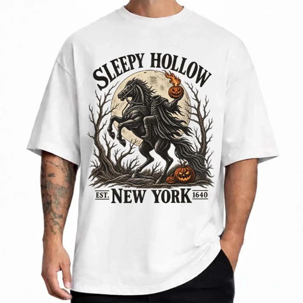 Headless Horseman Sleepy Hollow Horror Halloween Bookish Gift Tee Shirt Unisex T-Shirt