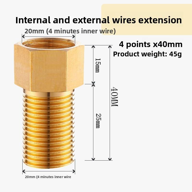 Brass Hex Bushing Reducer Pipe Fitting 1/8 1/4 3/8 1/2 3/4 F to M Threaded Reducing Copper Water Gas Adapter Coupler Connector