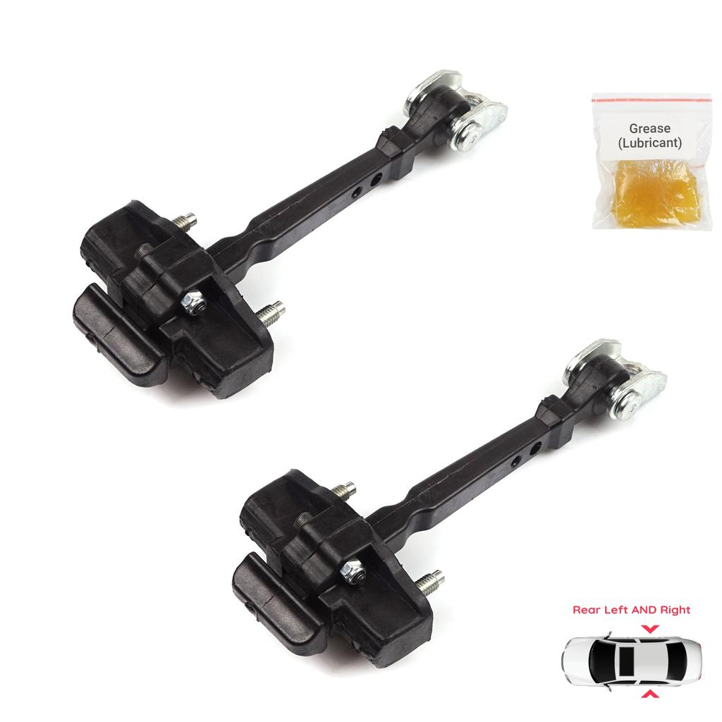 EDP1260-1 Rear Left AND Right Door Catch Hinge Brake Stop Check Strap Limiter for Renault Clio MK4 BH/KH 2012-2021 824307049R