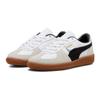 Puma Palermo Leather Velké Dítě Bílá Černá Gumová Dětské Tenisky Vapor-Grey 397275-01