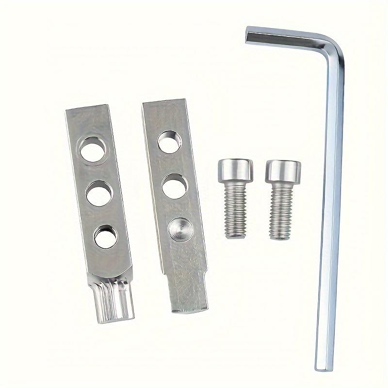 1 Set of Adjustable Metal Pipe Breaker Removal Tool Kit, Faucet Quick Thread Extraction Tool, 4mm and 6mm Nut Universal Extractor, Disassembly Tool