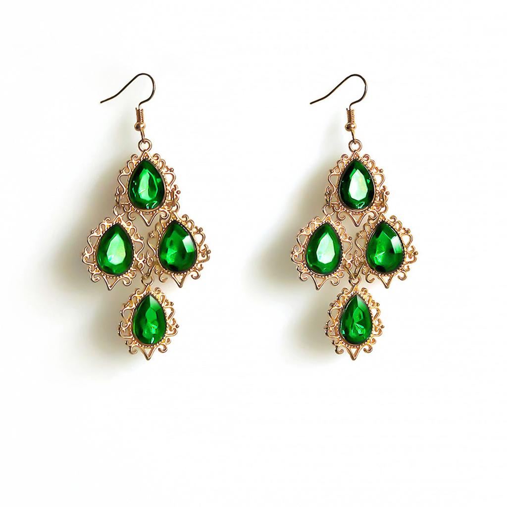 Pair of Beautiful Multicolor Dangle Earrings Drop Designs Elegant Comfortable for Women Daily Wear
