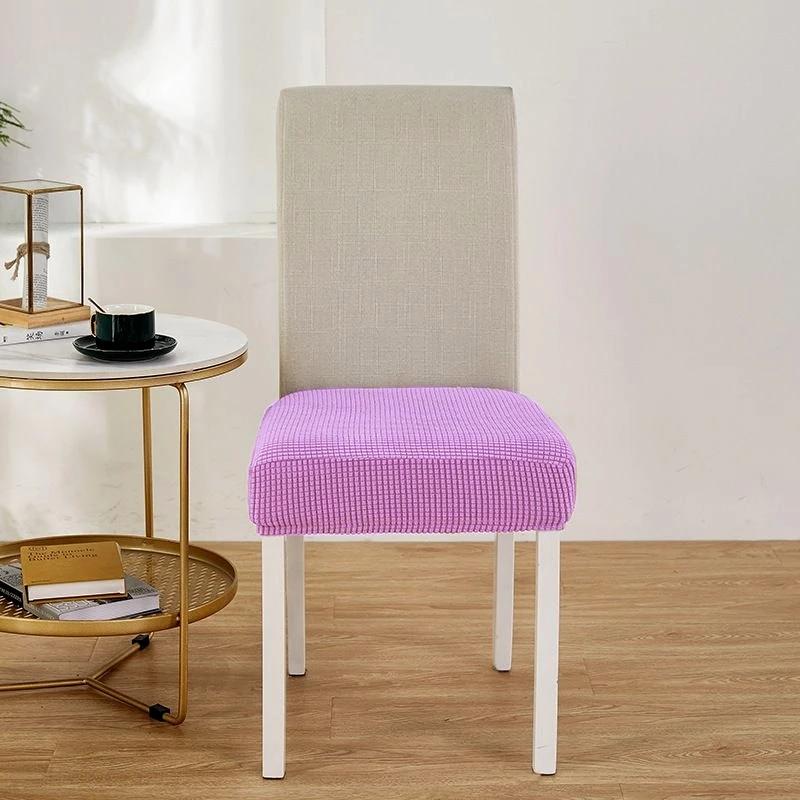 Universal Elastic Thick Seat Covers for Slipcovers for Dining Room Hotel Chair Protector Chair Cover Stretch Chair Case Pad