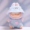 Big Eyes Labubu Time Doll's Clothes Two-piece Set 17cm Plush Dolls Clothes  Children Gift