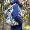 Asakura Dyeing Cloth Furoshiki 125 X 125 Cm Super Furoshiki Nagare Lantana ANIMALS - Water-Repellent AKAYA'S