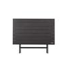 Table pliante de jardin - AKTIVE - 120x75x70 cm - Acier noir - Trou pour parasol - Capacité 4 personnes