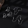 S925 Sterling Silver Phoenix Fern Earring Hooks - DIY Fashion Accessories, Simple and Versatile Style.