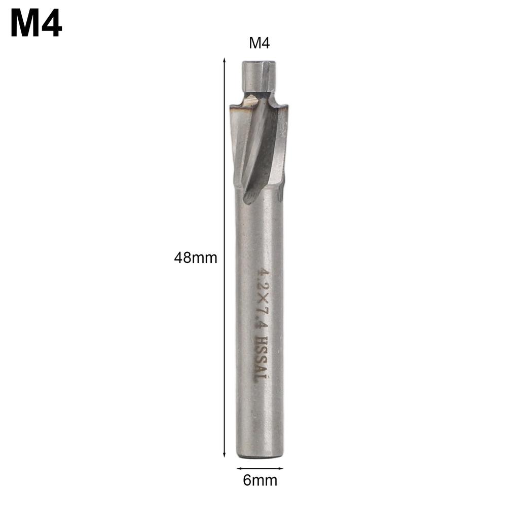 Aluminum Mill Cutter Counterbore Efficiency Efficient End HSS