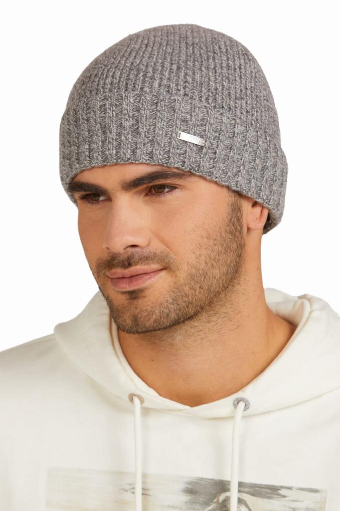 Bafo Men' Cap in Melange Gray