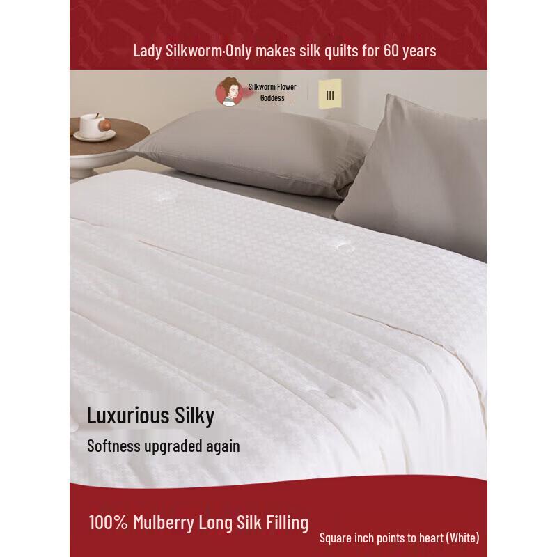 SILKUEEN All-Season Mulberry Silk Quilt