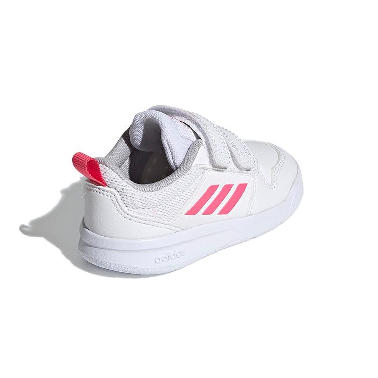 Adidas TENSAUR Comfortable Breathable Low top Toddler Shoes White Pink Infant And Toddler S24059
