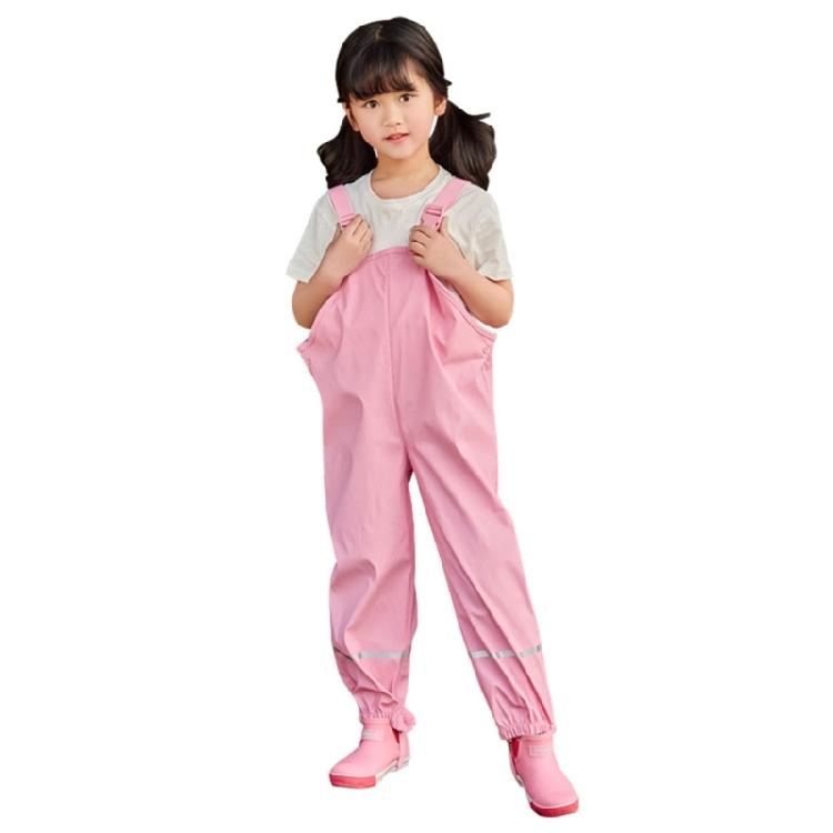 Children Pu Overall Rain Pants Waterproof Girl Boys Kindergarten Photo