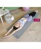 AndLife Folding Yoga Mat with Storage 6mm Thick TPE 6mm Bag, Material, AL610303B01, Grey,