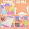108 Pcs Paper Star Cutouts 3.5 Inch Double Printed Star DIY Craft Boho Bulletin Board Classroom Wall Decorations (Boho Colorful 108)