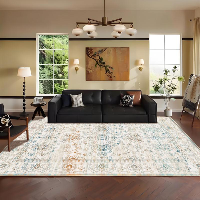 Bohemian Style Living Room Carpet Vintage Sofa Bedroom Bedside Carpet Floor Mat